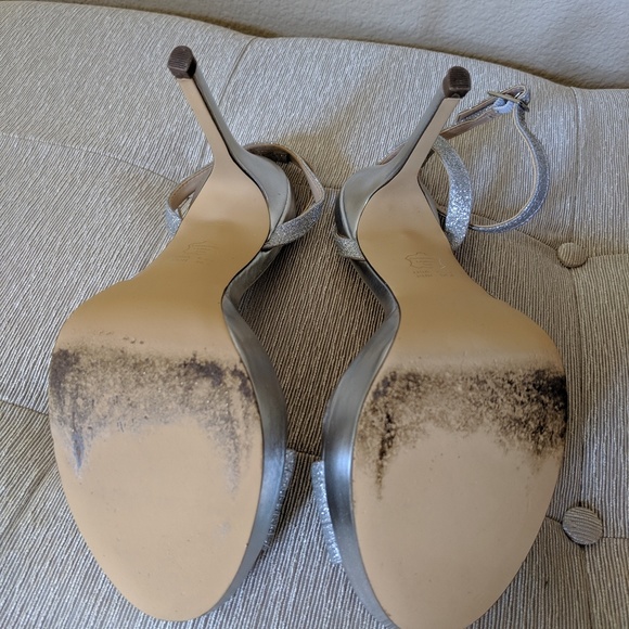 Glittery silver heels - Picture 5 of 5